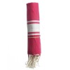 Fouta classique Fuchsia en coton