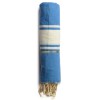 Fouta classique Bleu brise en coton