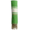 Fouta classique Vert chlorophylle en coton