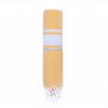 Fouta classique jaune soleil en coton