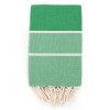 Fouta tissage chevron bi-colores : Vert